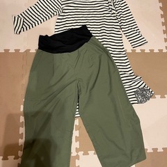 マタニティズボンと授乳服のセット
の画像