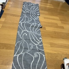 リメイク　端切れに！お古の着物【グレー/虫喰い】の画像