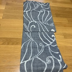 リメイク　端切れに！お古の着物【グレー/虫喰い】