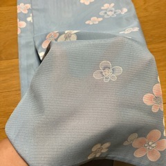 リメイク　端切れに！お古の着物【水色/絽】の画像