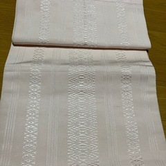 リメイク　端切れに！お古の帯【薄ピンク】の画像
