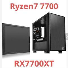 ゲーミングPC Ryzen7 7700 RX7700XT