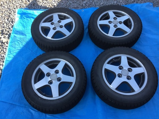 155-65-13 ブリジストンブリザックVRX  2018年製　ガレージ保管