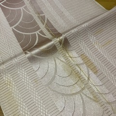 リメイク　端切れに！お古の帯【薄ピンク②】の画像