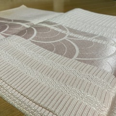 リメイク　端切れに！お古の帯【薄ピンク②】の画像