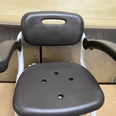 パナソニック エイジフリー PN-L41321 BR シャワーチェア ユクリア 折りたたみ式 ブラウン 高さ調整可 中古美品 ④の画像