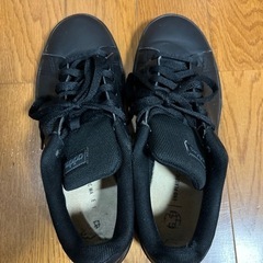 スニーカー　3足　黒　24.5センチ、25センチの画像