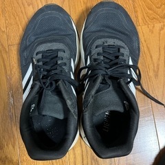 スニーカー　3足　黒　24.5センチ、25センチの画像