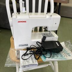 【リサイクルショップ　ピカソ　小松原】 ジャノメ JANOME 電動ミシン 両手が使えるフットコントローラータイプ JN508DX★3822★の画像