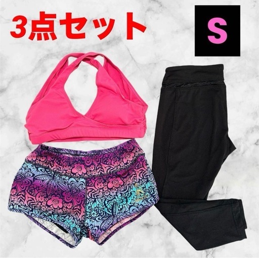 BIKRAM YOGA❤フィットネス　ヨガ　スーツ　トレーニング　3点セット