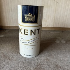 昭和レトロ　ゴミ箱　ケント　KENT タバコ　缶