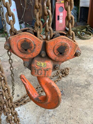 １０トンチェーンブロック象印