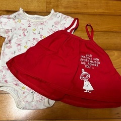 セットアップ（ムーミン）　ベビー服の画像
