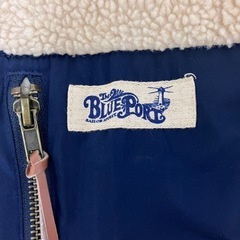 ブルーポート　フリースジャケット　リバーシブル　Lサイズの画像