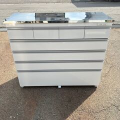【直接引取限定】 【昇光家具】 ステンレス天板 キッチンカウンタ...