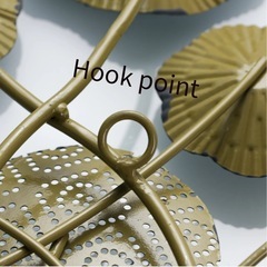 新品♪アイアン　ウォールアート　ウォールデコ　モダンリーフの画像