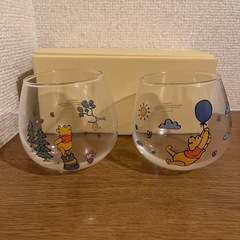新品未使用　ディズニー　プーさん　グラス