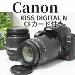 Canon kiss Digital N ダブルレンズ SDカー...