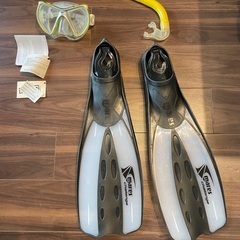 maresシュノーケルセット　フィン25.5~26cm＆マスクと...