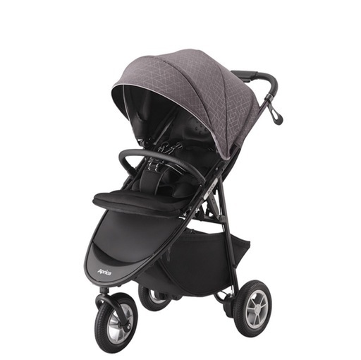 【3輪】定価71,000円　アップリカ　ベビーカー　3輪　スムーヴプレミア　グレー