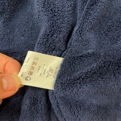 90cm もこもこベスト　くるま柄の画像