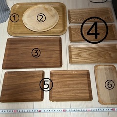 《まとめ売り》木製トレイなど