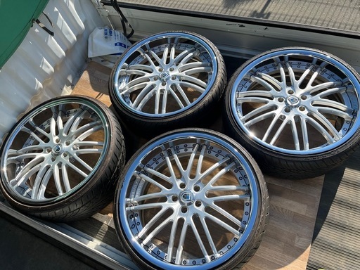 アメ鍛⭐︎ASANTI 22インチ タイヤ付4本セット