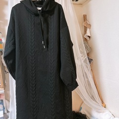 ロングパーカーワンピース　4L