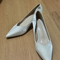 結婚式用　パンプス(値下げしました)の画像
