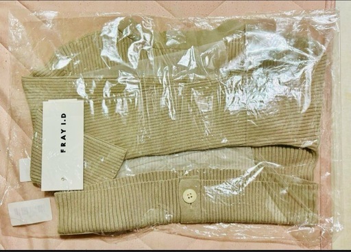 FRAY I.D ニットコンビタックティアードワンピース・カーディガン セット