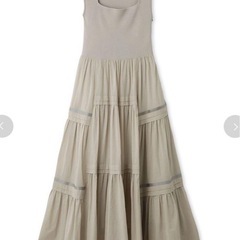 FRAY I.D ニットコンビタックティアードワンピース・カーディガン セット