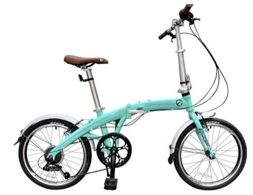 折り畳み自転車 折りたたみ自転車 20インチ EIZER (アイゼル) ミントグリーン