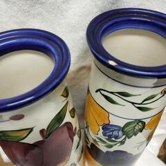 1個500円　花瓶　フラワーベース　陶器　イタリアンの画像