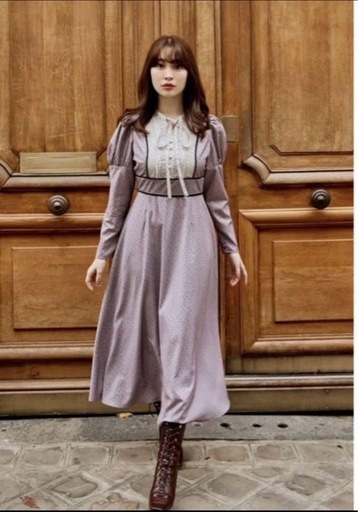 スキー Herlipto Orangerie Dot Long Dress