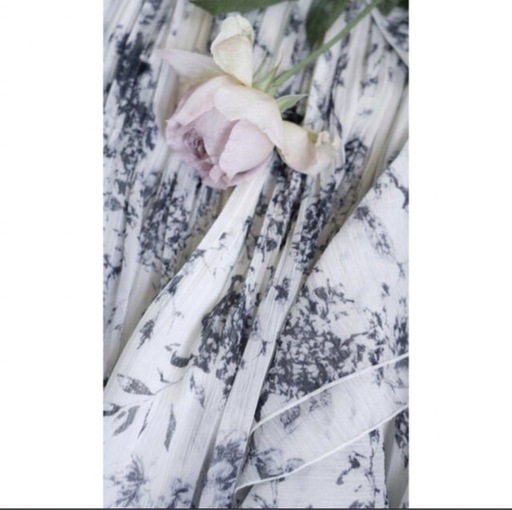Herlipto Pleated Chiffon Long Skirt