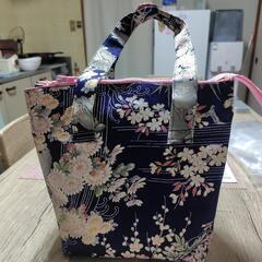 【一点物】ファスナー付きトートバック②