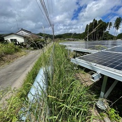 発電所の草刈り　　財部町北俣　　初心者向け