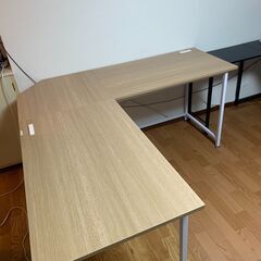 リモートワーク向け　幅広L字デスク＋ゲーミングチェアセットの画像