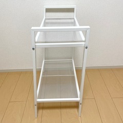 【直接引渡】イケア IKEA  レールベリLERBERG シェルフユニット 白 ホワイト 極美品の画像