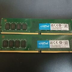ジャンク扱い Crucial デスクトップ用増設メモリ 16GB...