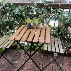 IKEA テルノー　テーブル　アンド　チェア 