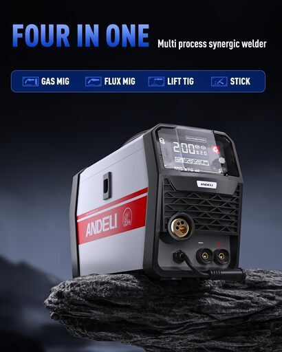 半自動溶接機 200A ガスノンガスMIG/アーク溶接/lift TIG 100V/200V
