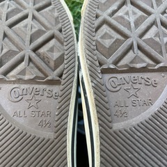 ✨試し履き🆗美品お早めに デニム生地converseスニーカーの画像