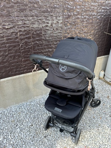 【宮崎】cybex 最新　メリオカーボン　ベビーカー　ブラック　