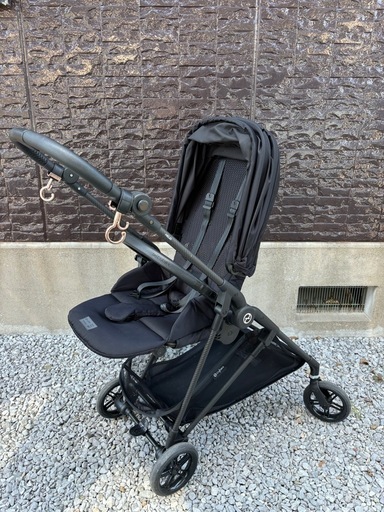 【宮崎】cybex 最新　メリオカーボン　ベビーカー　ブラック