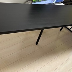 （お取引中）IKEAデスクテーブル長さ200cm 幅60cm 高...