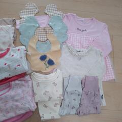 女の子用　秋冬用　パジャマ　インナー　セット売り　70サイズ〜100サイズの画像