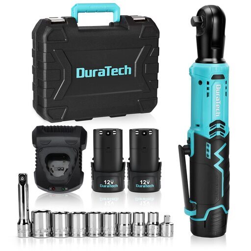 【バッテリーバック2個付き】電動ラチェットレンチ ラチェットレンチセット