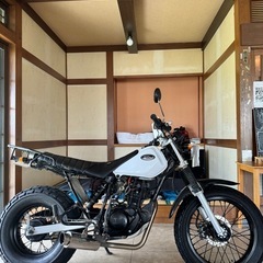 YAMAHA tw200e車体
