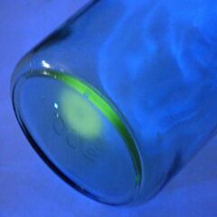 昭和 レトロ 薬品瓶 ガラス瓶 ウランガラス 5本セットの画像